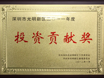 91福利导航在线pvd91福利在线视频厂家荣誉-投资贡献奖